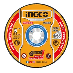 INGCO - Disco De Corte P Metal Acero Inoxidable 125mm 25 Und