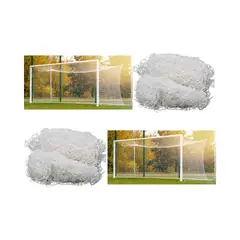 GENERICO - 2 Redes Para Arco De Fútbol 11 - Mallas Trenzadas