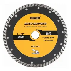UYUSTOOL - DISCO DIAMANTADO TURBO 180 mm DDU181 UYUSTOOLS.