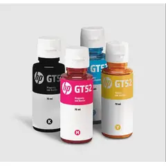 HP - Pack Tinta Gt53 Negro Gt52 Cian Amarillo Y Magenta