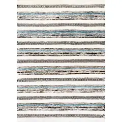 BAZHARS - Alfombra 190X290 cm Am Bol 106 Acqua Multi