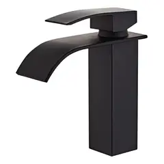 MUNDO MAGIA - Llave Monomando Lavamanos Grifería Baño Cascada Acero