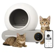 GENERICO - Arenero Robot Inteligente Wifi Gato Auto-Smart