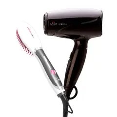 GAMA - Pack Secador De Pelo Eolic Mini + Cepillo Innova Mini