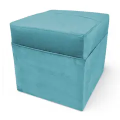 MBC - Pouf Murcia - Felpa Turquesa