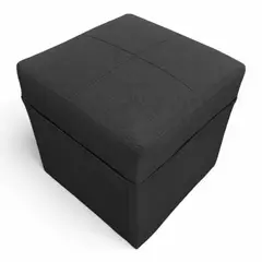 MBC - Pouf Murcia - Tela Lino Negro