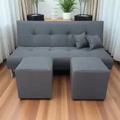 GENERICO - Futón Sally Gris Mobiliaria Mano Amiga