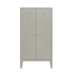 MOBITAT - Locker Ropero Metálico de 2 puertas porta candado Equimet