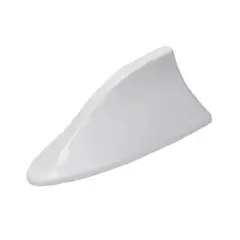 GENERICO - Antena Aleta De Tiburón Para Auto Universal Amfm BLANCO