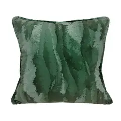 HEBRA - Cojín Estampado Verde 45X45