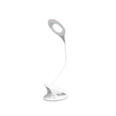 JTF - Lámpara LED Recargable con Clip Flexible y Control Táctil