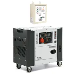 DAEWOO - GENERADOR DIESEL 63KW INS 15HP + TABLERO TRANSF ATS