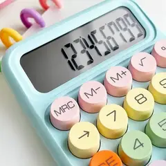 GENERICO - Calculadora Escritorio Teclado Mecánico Kawaii Colores