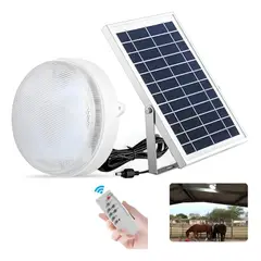 MUNDO MAGIA - Lampara Plafon Redonda De Techo Solar 300w Blanco Frio