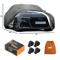 CWAGEN - Funda para auto Gris Sedan S - Wagen Covers Deluxe