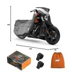 CWAGEN - Funda para Moto XL Sin Top Case - Wagen Covers Deluxe