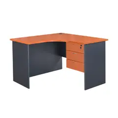 GENERICO - Escritorio en L, Lados 120 X 120 cm. con Cajonera Fija