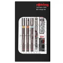 ROTRING - Set de Tiralíneas Isograph College (0.2-0.4-0.6 mm)