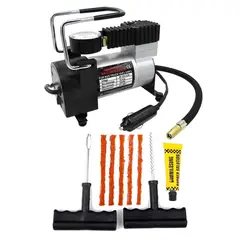 GENERICO - Kit Reparación Pinchazos Neumáticos Auto Kit Emergencia Moto