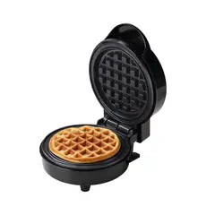 BLANIK - Maquina Mini Waffle Individual 600W Negro BMW079