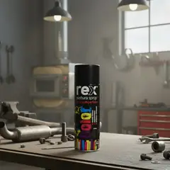 GENERICO - SPRAY ALTA TEMPERATURA NEGRO 400ML REX