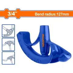 WADFOW - Doblador Curvador De Tubos 30-90 Grados 34 PuLG 19mm
