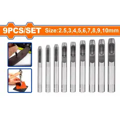 WADFOW - Set De 9 Unidades De Sacabocados 2,5-10 Mm Wcc7509