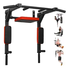 EASY FIT - Barra Dominadas Ejercicios Multifuncional Pared Gym 8en1