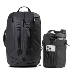 MENNT - Kit Gym Pro Mochila 25L Mas Bolso Magnetico