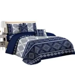 ANGELES DEL HOGAR - CUBRECAMA QUILT DE VERANO MAS JUEGO DE SABANAS 2 PLAZAS