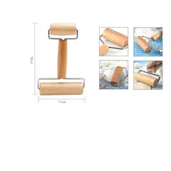 GENERICO - Rodillo de Madera 18cm