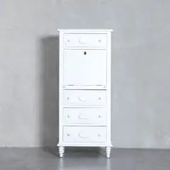 DECOMUEBLES - ESTANTE GRIEGO BLANCO.
