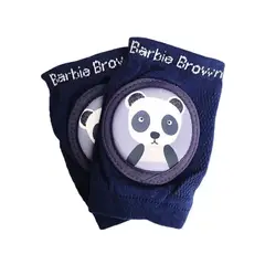 GENERICO - Par De Rodilleras Gateo Bebe Antideslizante Azul Oscuro