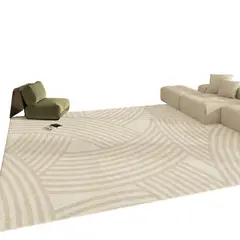 GENERICO - Alfombra 2x3m Decorativa Grande Azul Vintage Suave Elegant De Living