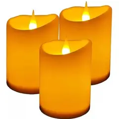 MOVI - Set 3 Velas Led Decorativas con Control Remoto