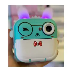 GENERICO - Mini impresora blanco y negr Conexión SD card orejitas cámara wym