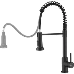 PUREPOWER - Grifo de cocina para lavaplatos monocromado extensible con sensor táctil