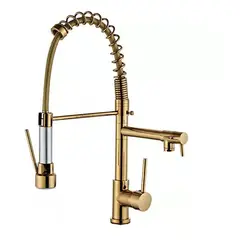 PUREPOWER - Grifo de cocina para lavaplatos monocromado extensible