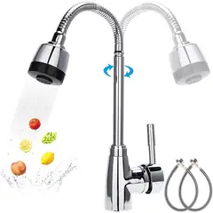 PUREPOWER - Grifo de cocina flexible monomando