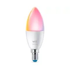 WIZ - Ampolleta Vela C37 RGB WiFi 40W E14
