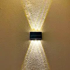 GENERICO - Apliqué Moderno Solar - 60W IP65 Luz Cálida