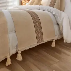 ANGELES DEL HOGAR - PIECERA CROCHE TEJIDA 60X210CM