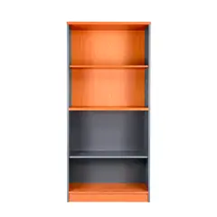 GENERICO - Estante Abierto 173 X 80 X 40 cm. Laminado Compacto. Alerce y Grafito.