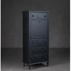 DECOMUEBLES - ESTANTE GRIEGO NEGRO