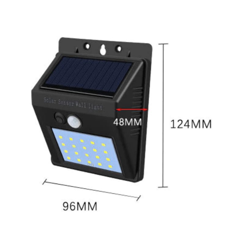 Apliqué Solar Estándar - 10W IP65 Luz Fría