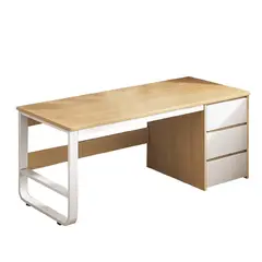 BE DESIGN - Escritorio Ejecutivo Metal Beige Blanco