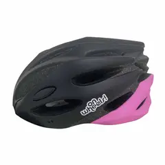 ONWHEELS - CASCO SPORT NEGRO ROSADO M (55-58CM)
