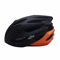 ONWHEELS - CASCO SPORT NEGRO NARANJO M (55-58CM)