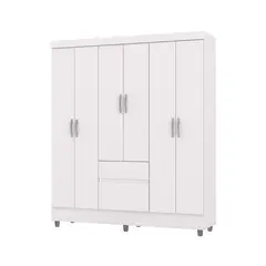VEKKAHOME - CLOSET IDEAL 6P 2C BLANCO