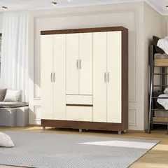 VEKKAHOME - CLOSET IDEAL 6P 2C CREMA